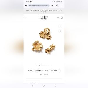 Lelet Lava Floral - Set of 3